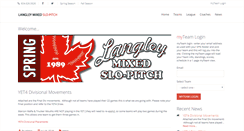 Desktop Screenshot of langleyslopitch.ca